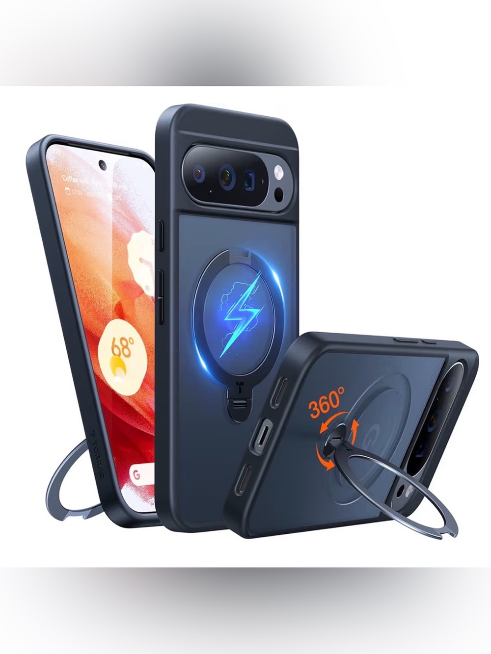 🪭Translucent Magnetic Google Pixel 10 Pro XL Case — Black